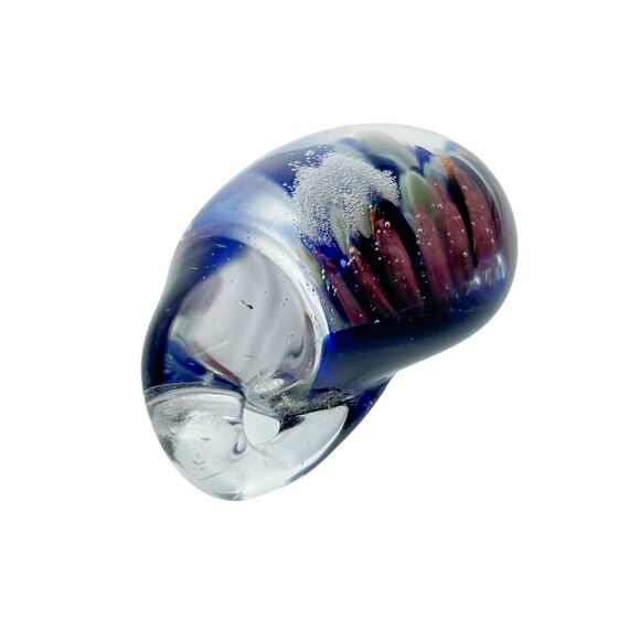 Vintage Handcrafted Glass Teardrop Pendant - Picture 5 of 8
